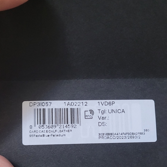 Versace Medusa Card Holder-Pastel Blue - Picture 11 of 14